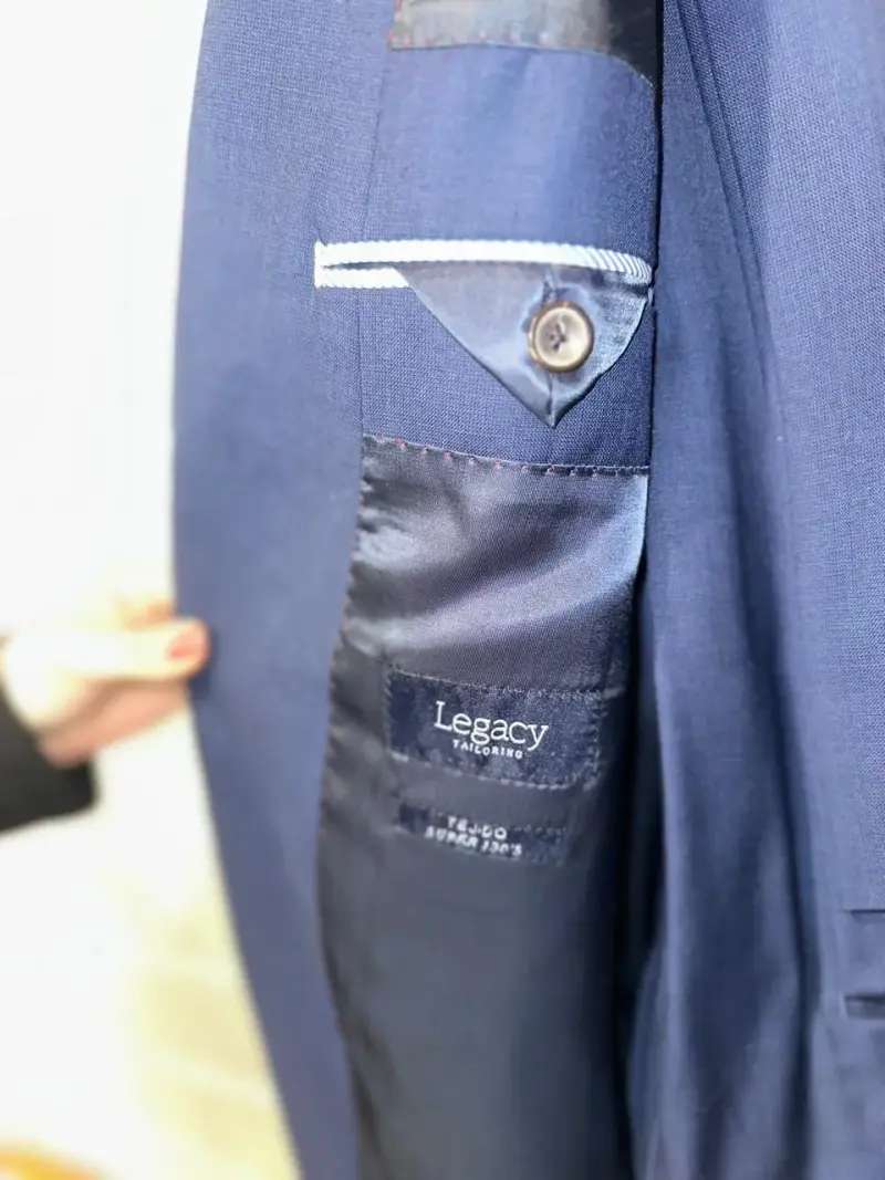 Traje azul marino de lana talla 48 Legacy - 4