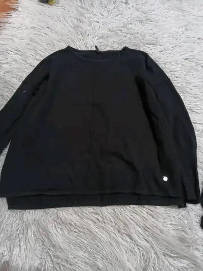 Polerón negro Zibel para mujer - miniatura 1