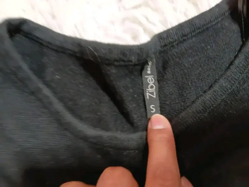 Polerón negro Zibel para mujer - 2