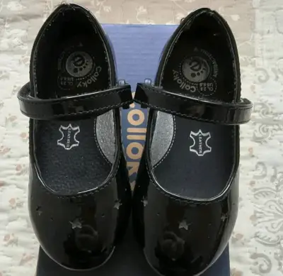 Zapatos de charol negros para niña Colloky - miniatura 2