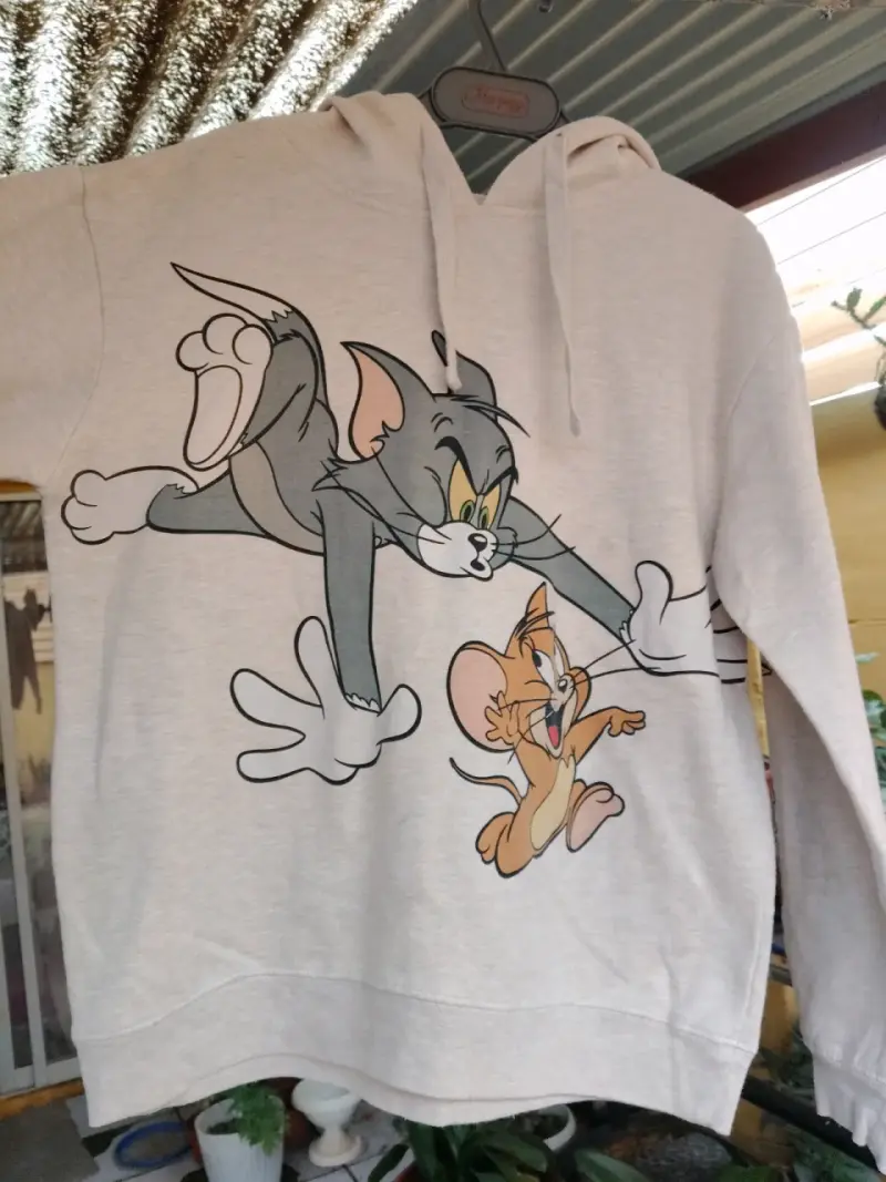 Polerón con capucha Tom y Jerry para adulto - 1