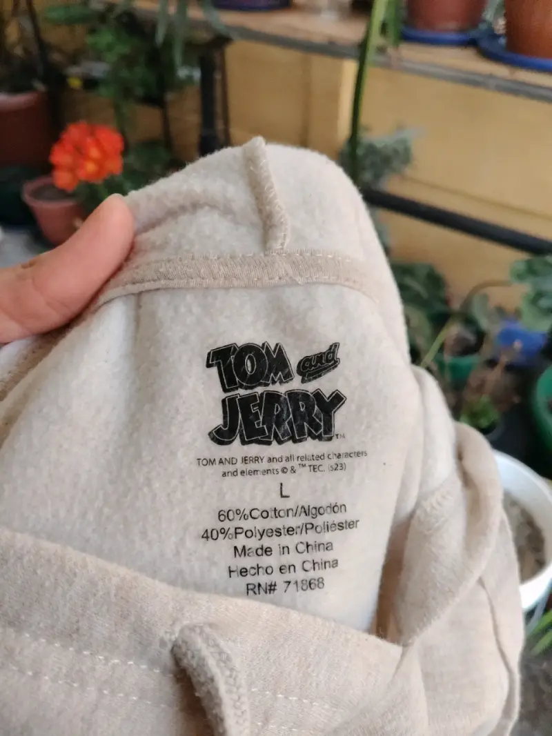 Polerón con capucha Tom y Jerry para adulto - 3