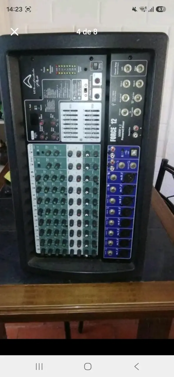 Parlante SoundTech con mezclador Force 12 - 4