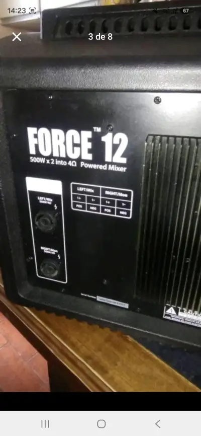 Parlante SoundTech con mezclador Force 12 - miniatura 5