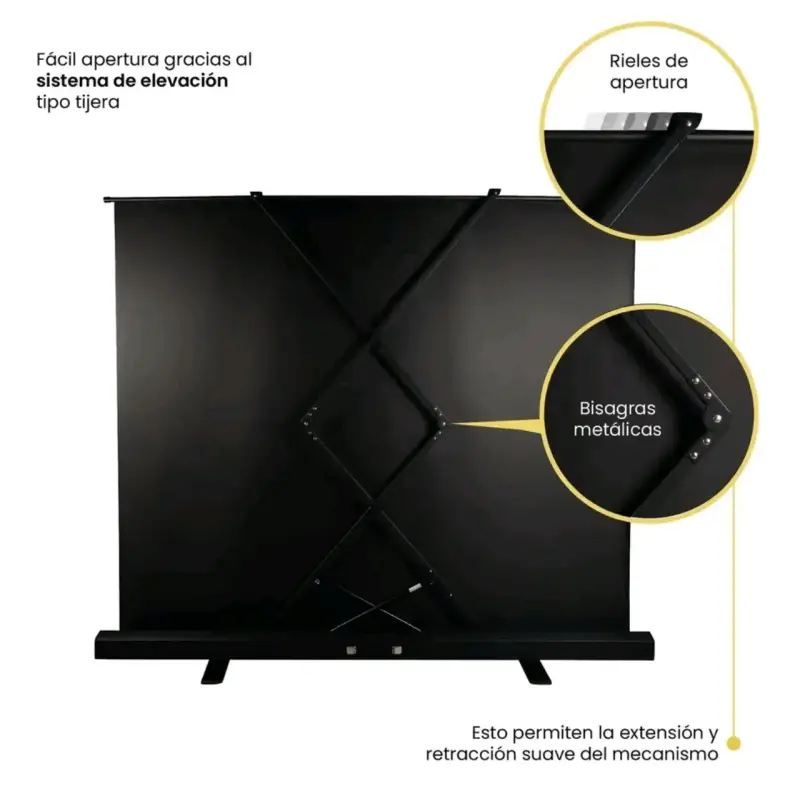 Pantalla de Proyección 100'' Levo Portátil - 2