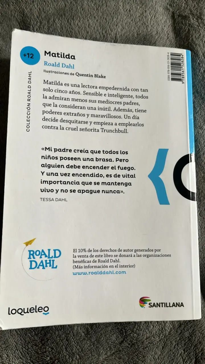 Libro Matilda de Roald Dahl con ilustraciones - 2
