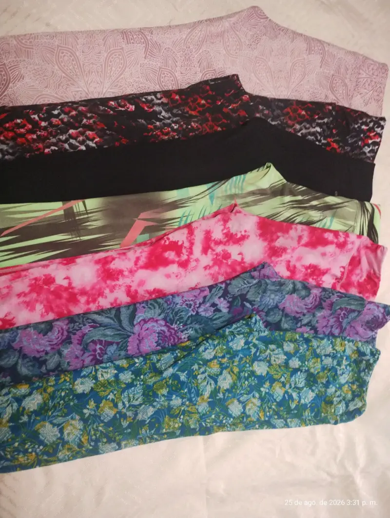 Lote de leggings estampados para mujer - 1