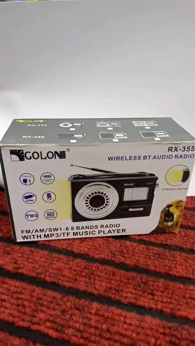 Radio portátil Golon RX-355 con Bluetooth y MP3 - miniatura 1