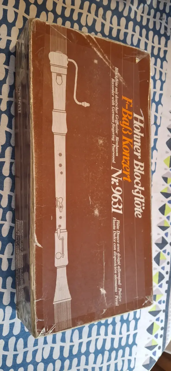 Flauta Dulce Bajo en Fa Hohner Konzert Nr. 9631 (M - 3