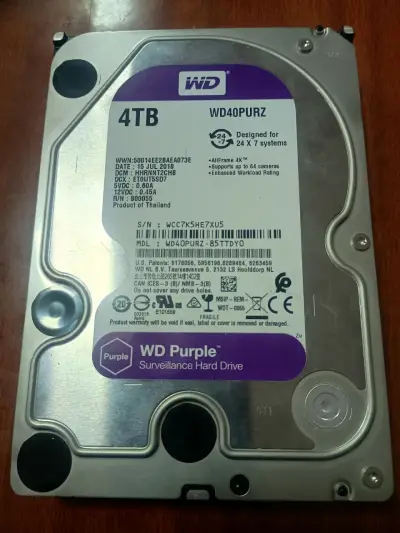 Disco Duro WD Purple 4TB para Vigilancia - miniatura 1