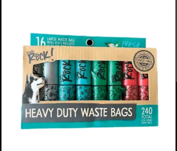 Bolsas para desechos de perro Dog's Rock 240 unidades