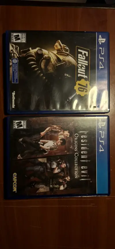Juegos PS4 Fallout 76 y Resident Evil Origins - miniatura 1