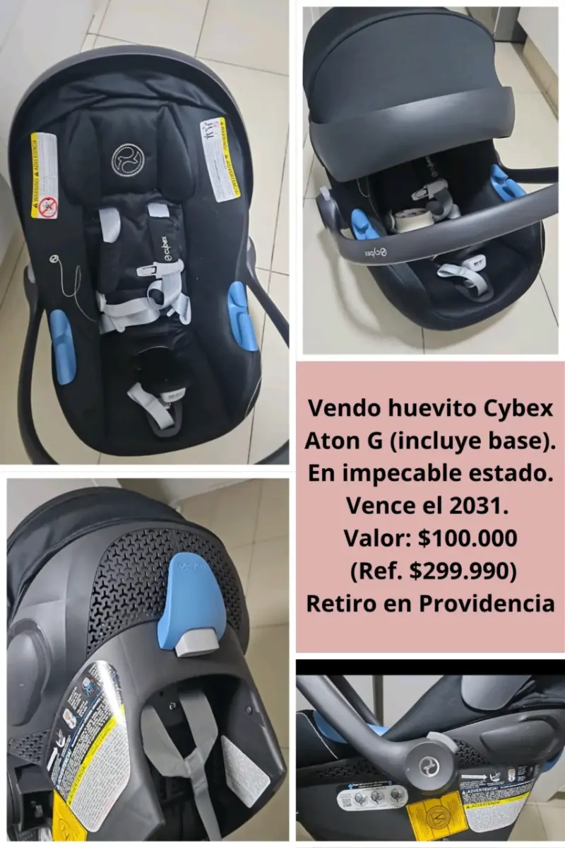 Silla de Auto Cybex Aton G con Base en Buen Estado - 1