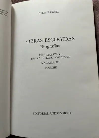 Libro Obras Escogidas de Stefan Zweig - miniatura 2
