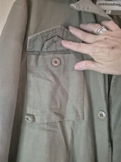 Chaqueta verde militar Unionbay para hombre - miniatura 4