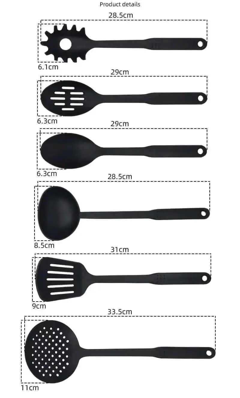 Set de utensilios nylon - 3