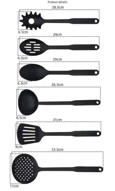Set de utensilios nylon - miniatura 3