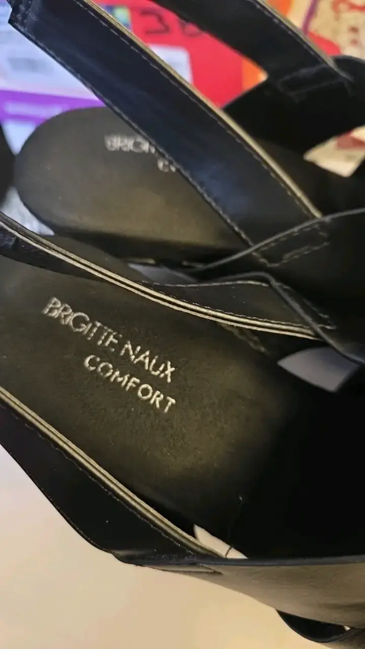 Sandalias negras Brigitte Naux Comfort - 3