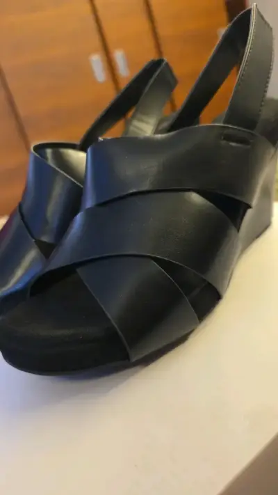 Sandalias negras Brigitte Naux Comfort - miniatura 5