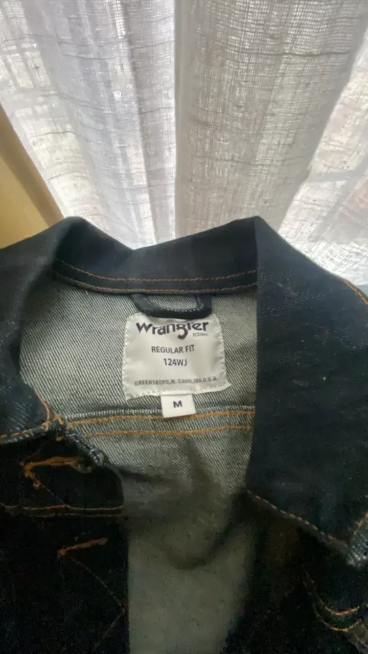 Chaqueta de mezclilla Wrangler azul para hombre - 2