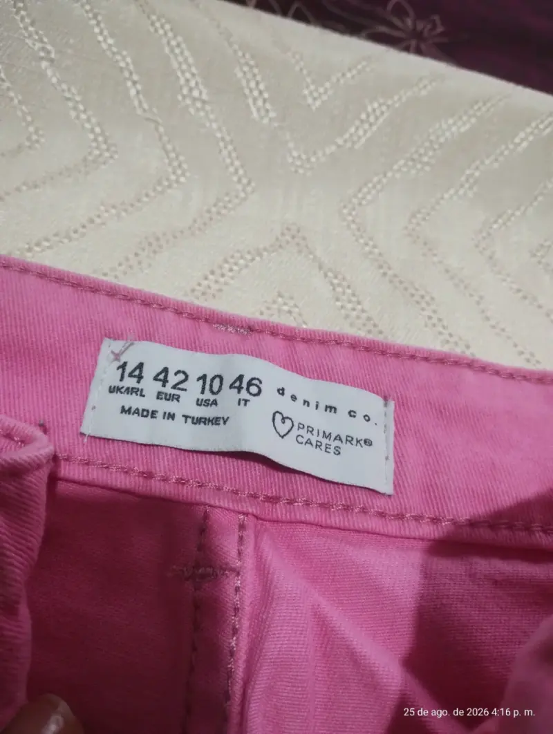 Pantalones cargo rosados Primark para mujer - 2
