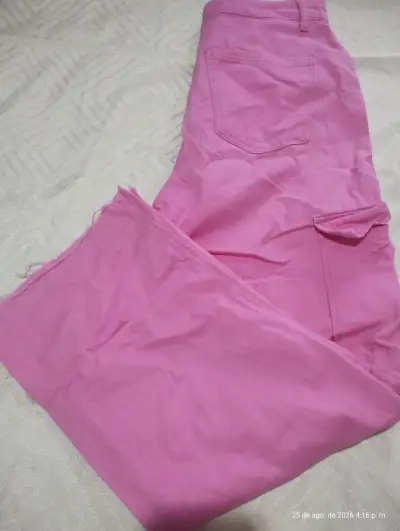 Pantalones cargo rosados Primark para mujer - miniatura 3