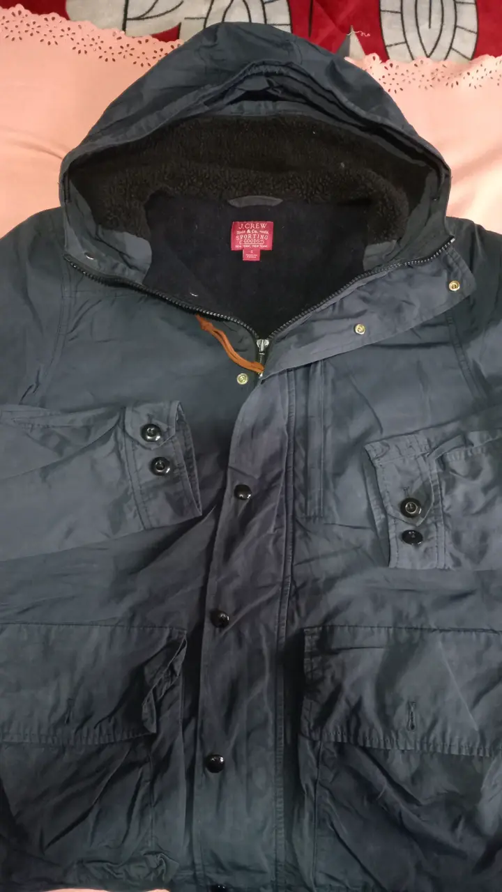 Parka azul con capucha J.Crew - 3