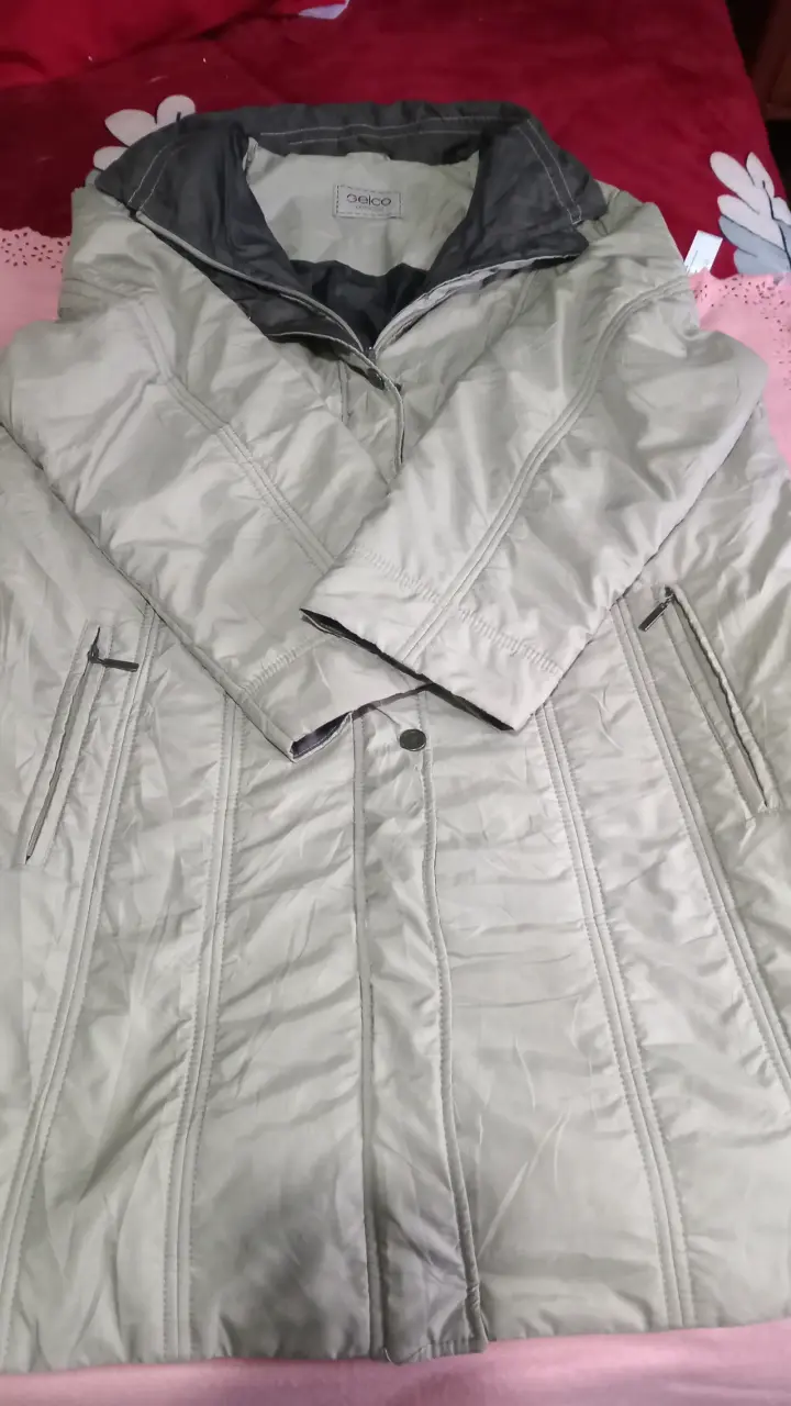 Abrigo largo gris Geico Outdoor para mujer - 1