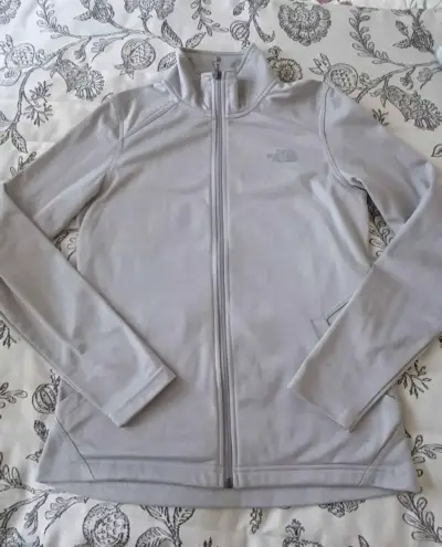 Poleron  gris The North Face para mujer - miniatura 1