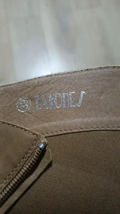 Botas de plataforma beige para mujer - miniatura 3
