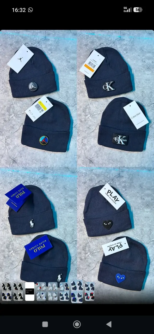 Gorros de lana unisex de marcas variadas - 2