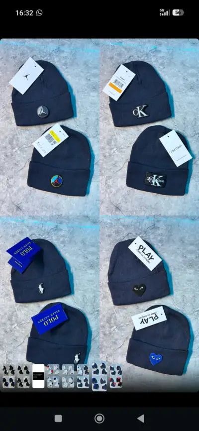 Gorros de lana unisex de marcas variadas - miniatura 2