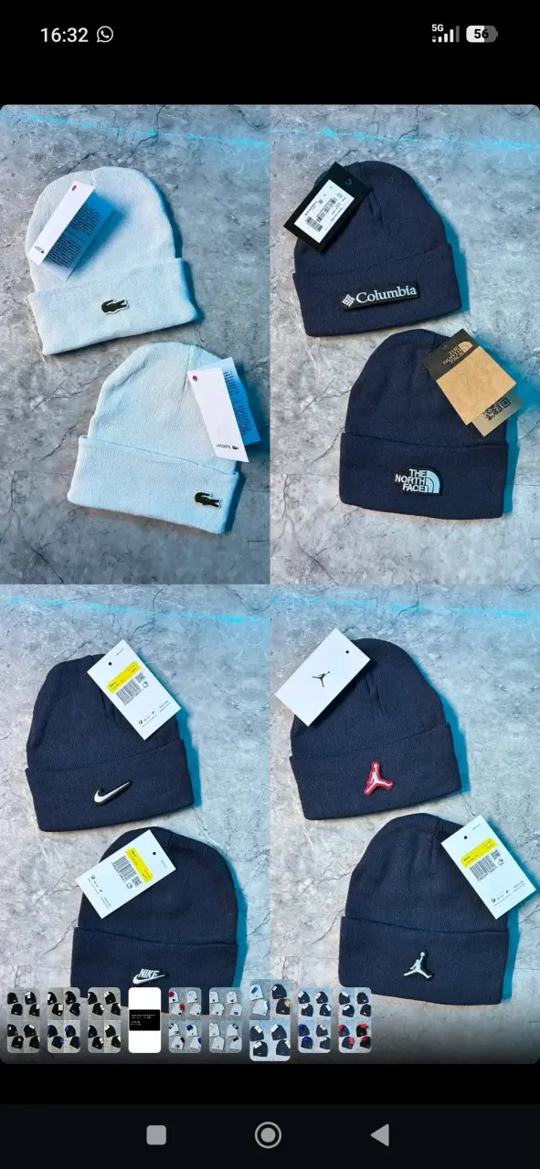 Gorros de lana unisex de marcas variadas - 3