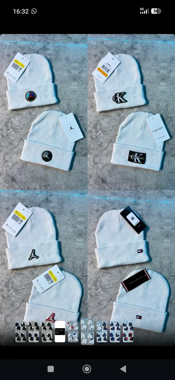 Gorros de lana unisex de marcas variadas - 4