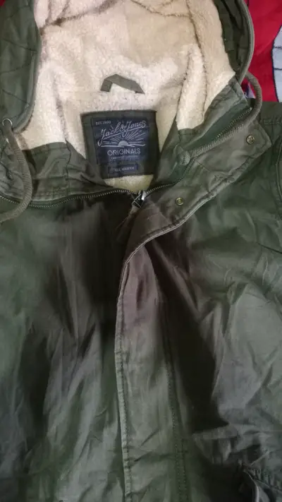 Parka verde con capucha Jack & Jones - miniatura 3
