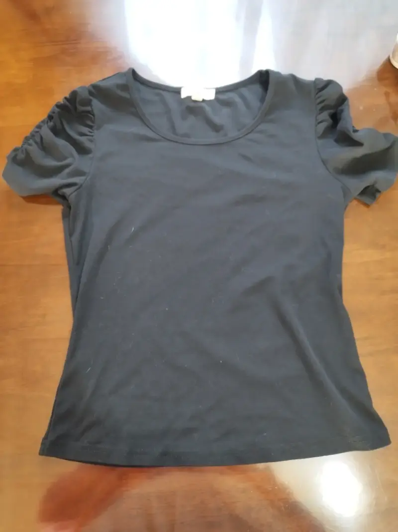 Polera de mujer blanca y negra Nicopoly - 4