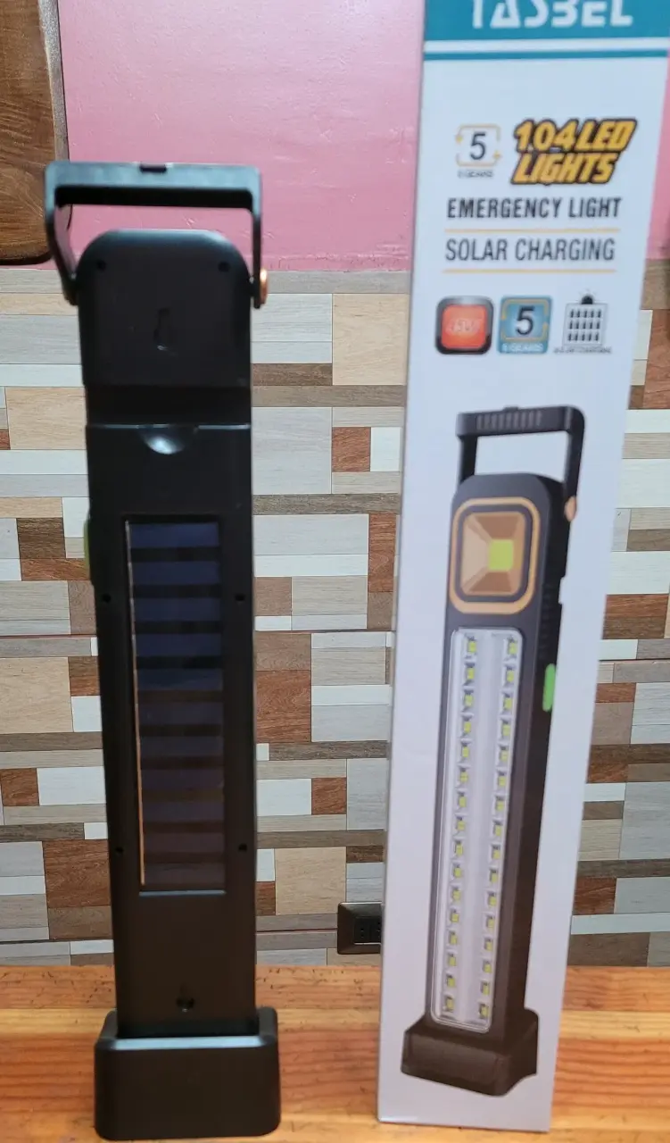 Luz de emergencia LED solar Tasbel 104 LED - 3