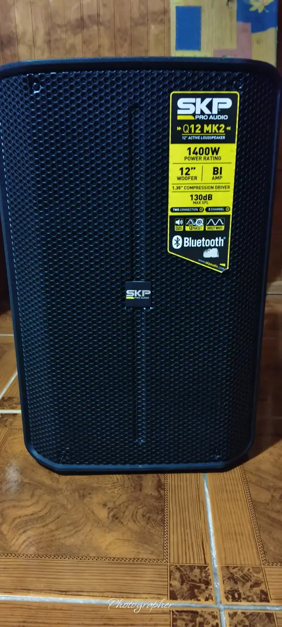 Parlante Activo SKP Q12 MK2 1400W Negro - 2