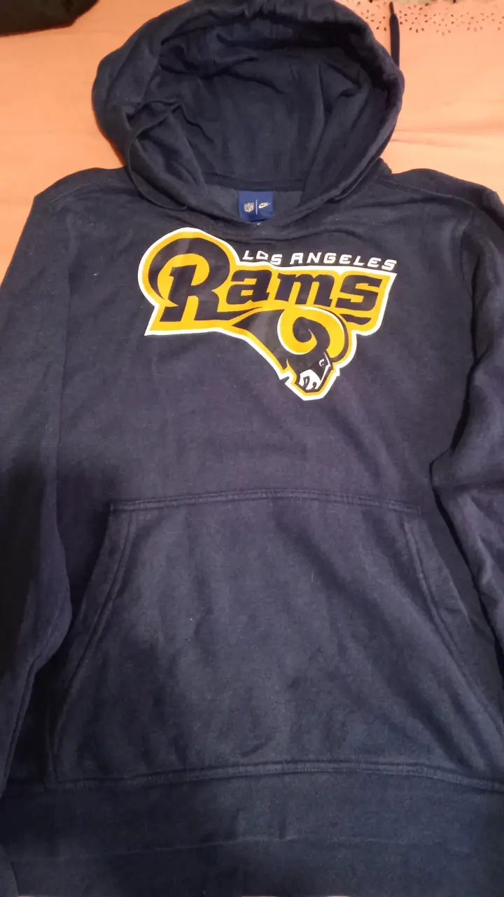 Polerón con capucha Los Angeles Rams Nike azul - 2