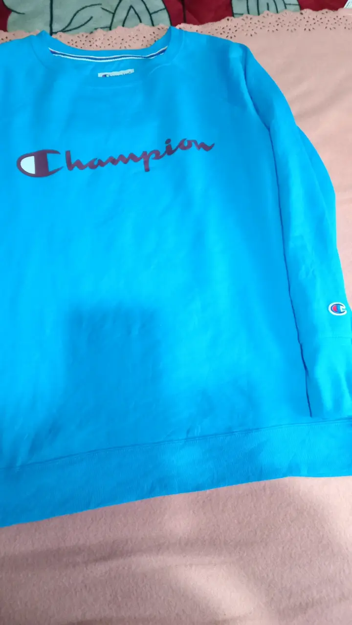 Polerón azul Champion para hombre - 1