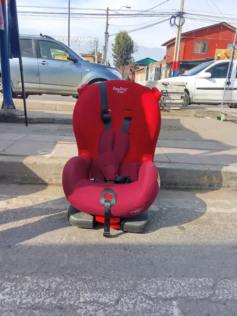 Silla de auto para bebé Baby Way roja - 2