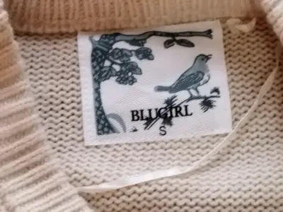 Suéter beige con detalles calados Blugirl - miniatura 2