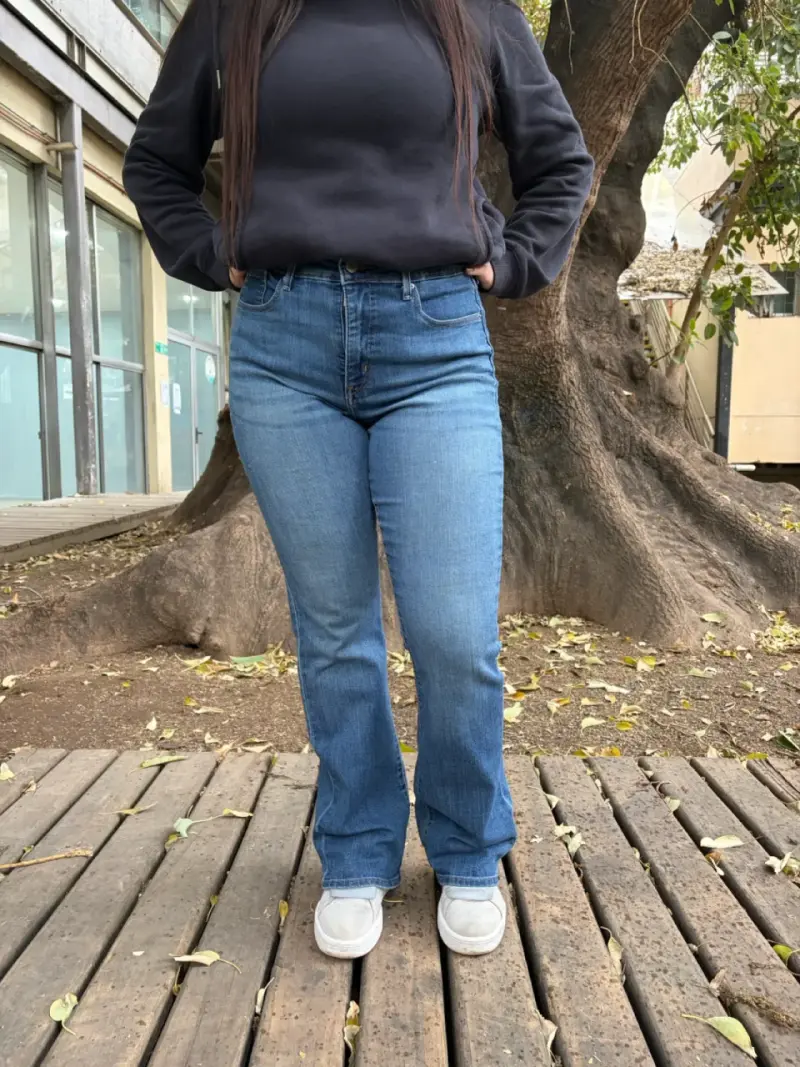 Jeans de mujer azul clásico - 1