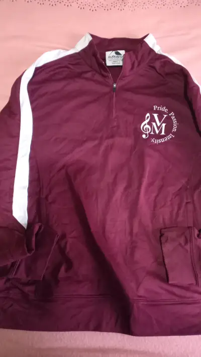 Chaqueta deportiva Augusta burdeos para mujer - miniatura 1
