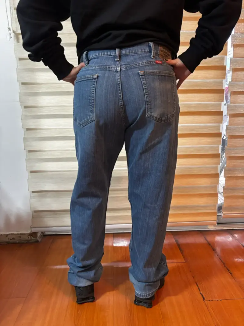Jeans de hombre azul clásico - 2
