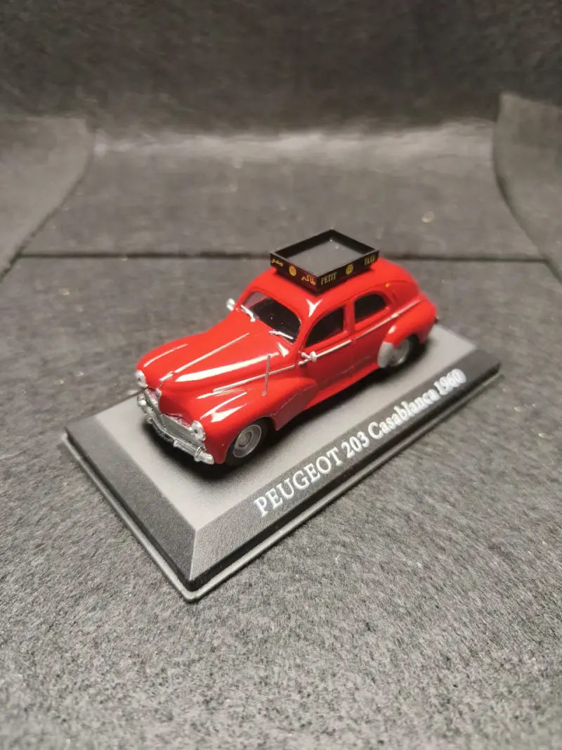 escala Peugeot 203 Casablanca 1960 + base giratori - 5