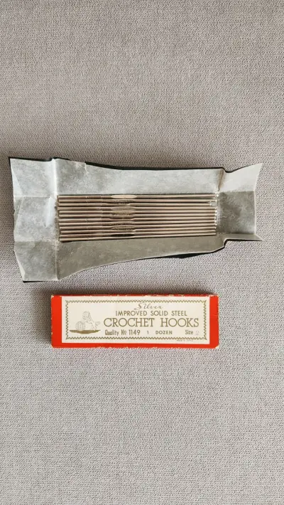 Palillos para tejer crochet vintage - miniatura 2