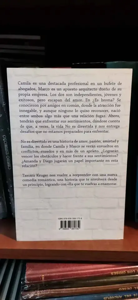 Libro 'No es Divertido' de Tamara Kruger - 2