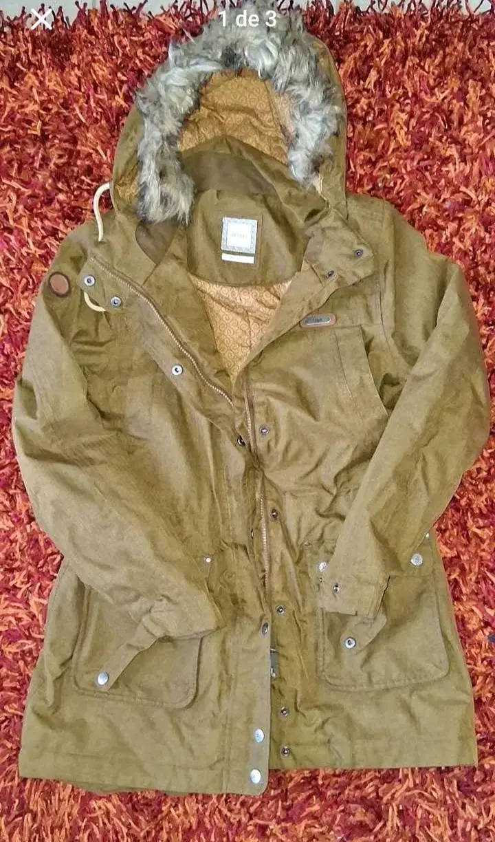 Parka Lippi de mujer con capucha y forro cálido - 4