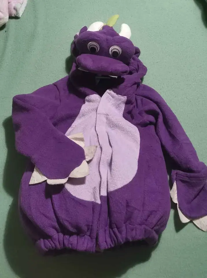 Disfraz de dragón morado para bebé 18-24 meses - 1